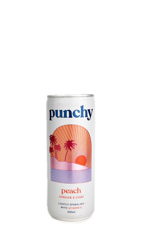 Punchy Drinks Holiday Romance:Peach, Ginger & Chai