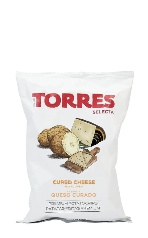 Torres Large Bag Cured Cheese potato crisps