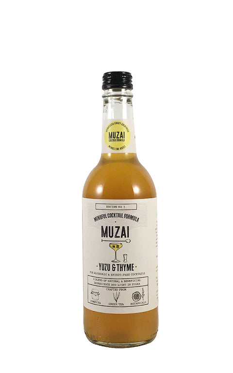 Muzai Yuzu & Thyme craft cocktail mixer