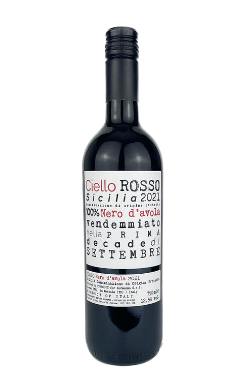 Ciello Rosso, Nero d'Avola, Terre Siciliane, Sicily